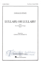 Lullaby, oh lullaby!